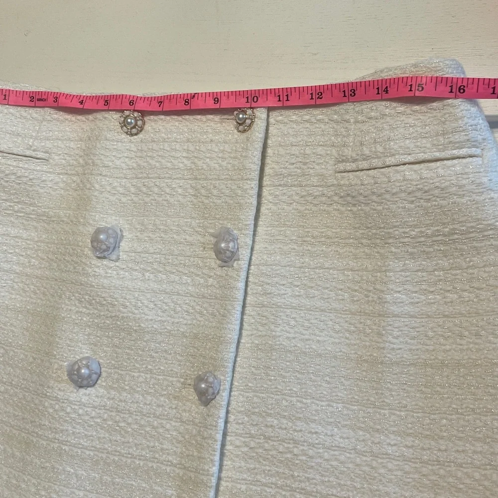 New ASTR the Label Rosario Tweed Mini Skirt size Large